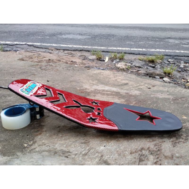 Jok JUPITER MX LAMA lubang kulit karbon - Jok JUPITER MX LAMA