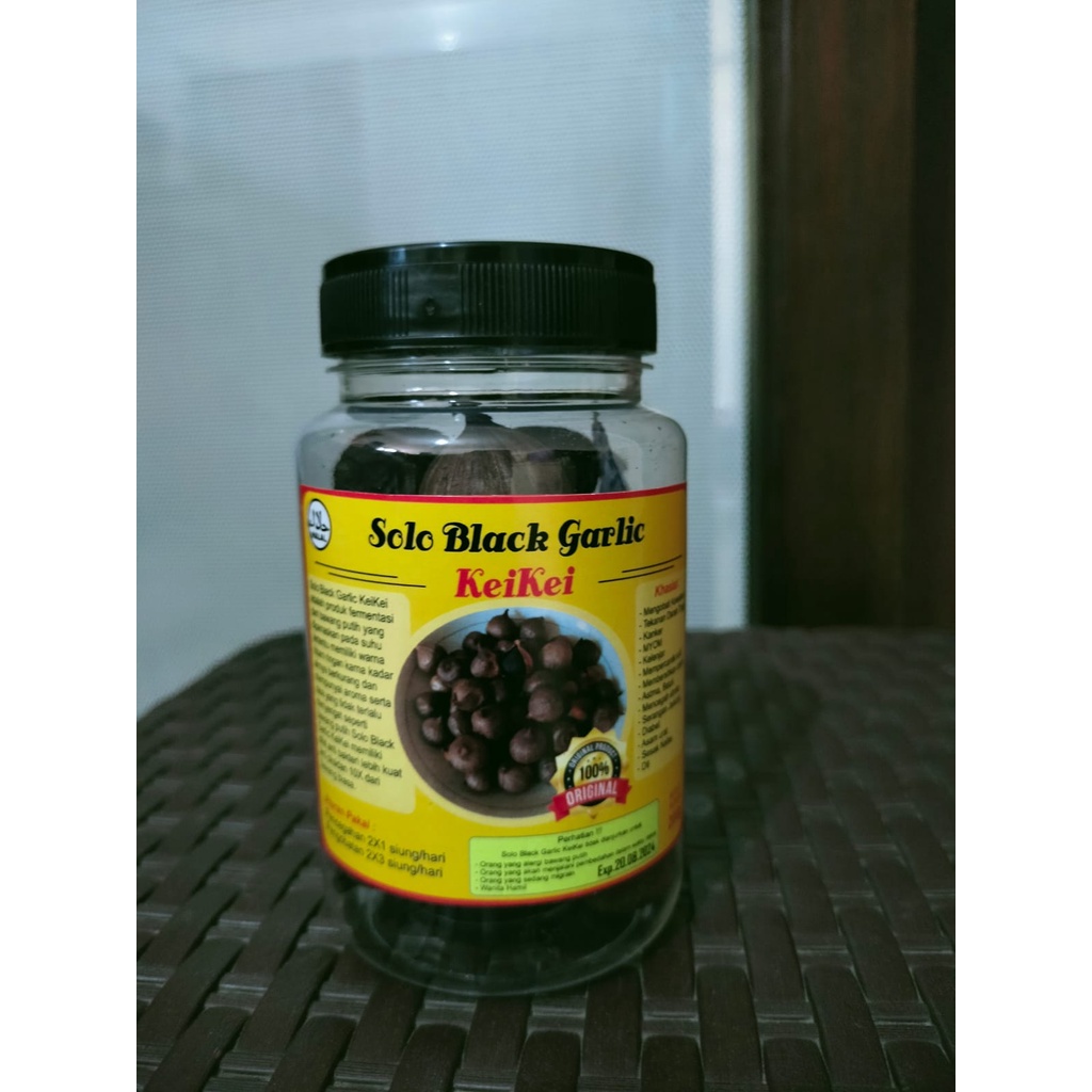Solo Black Garlic-Bawang Hitam Tunggal-250 gram