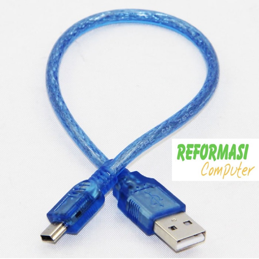 KABEL USB 5 PIN PANJANG 30CM / USB 5PIN / MINI USB 30 CM