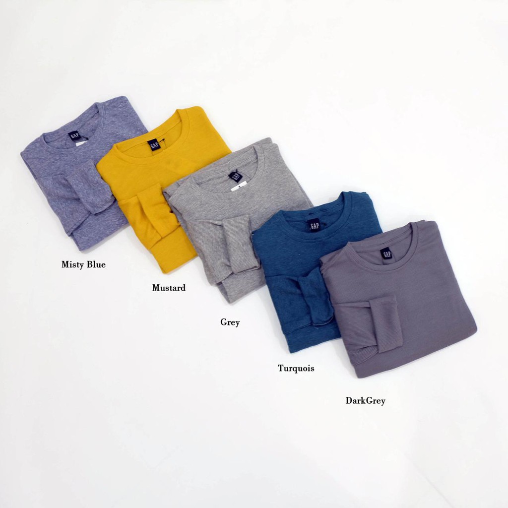 KAOS SPANDEK LENGAN PANJANG / KAOS WAFFLE