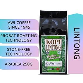 

[COD] AWI COFFEE KOPI LINTONG 250gr| Arabica Roasted Coffee Beans | Grade 1 [COD]