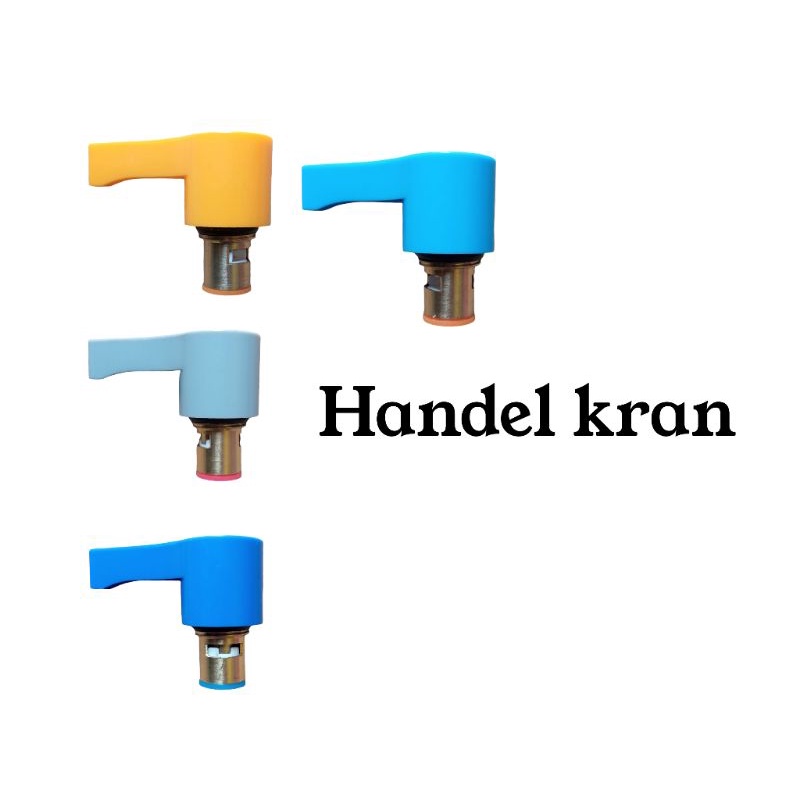 Handel putaran gagang kran ukuran standard engkol 1/2 inch