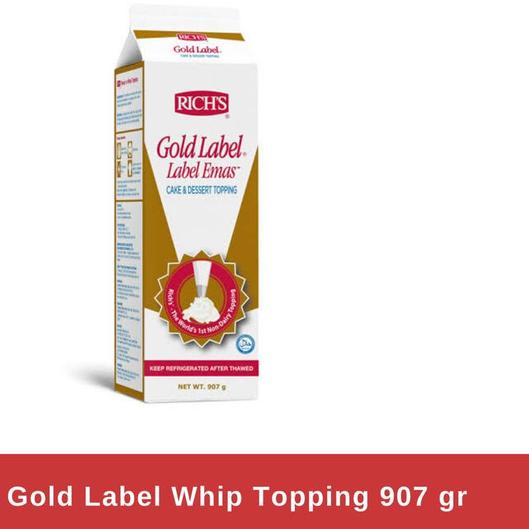 

➢ Rich Gold Label Whipping Cream 907 gr / Rich's ♠