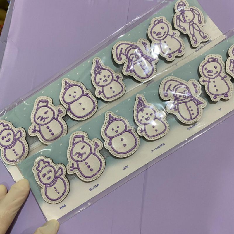 BTS WINTER PACKAGE 2021 sharing official Wappen Set Jin V JK RM Suga Jimin Taehyung jungkook