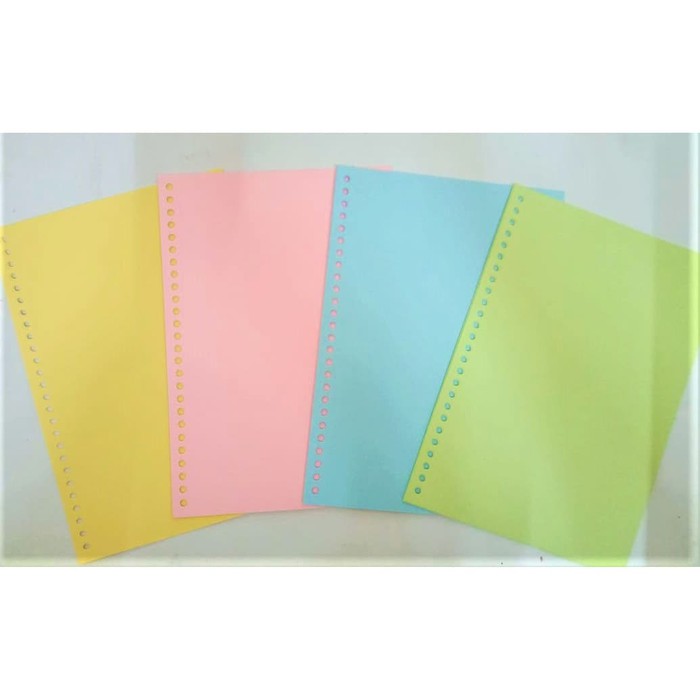 

Jual KERTAS BINDER LOOSE LEAF B5 WARNA POLOS RAINBOW 26 RING ISI 40 Terlaris