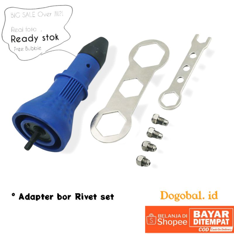 Adapter kepala bor Rivet nut Adapter rivet bor