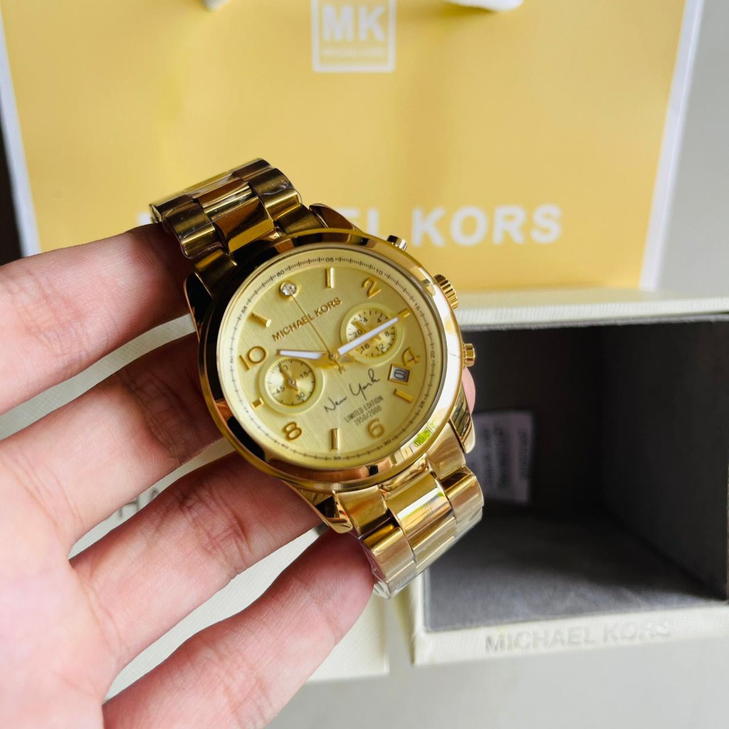 Jam MK - Michael - Kors New York Limited Edition PROMO With Box Original WATCH 
