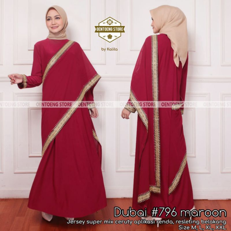 ABAYA DUBAI #796 ORIGINAL BY OENTOENG STORE