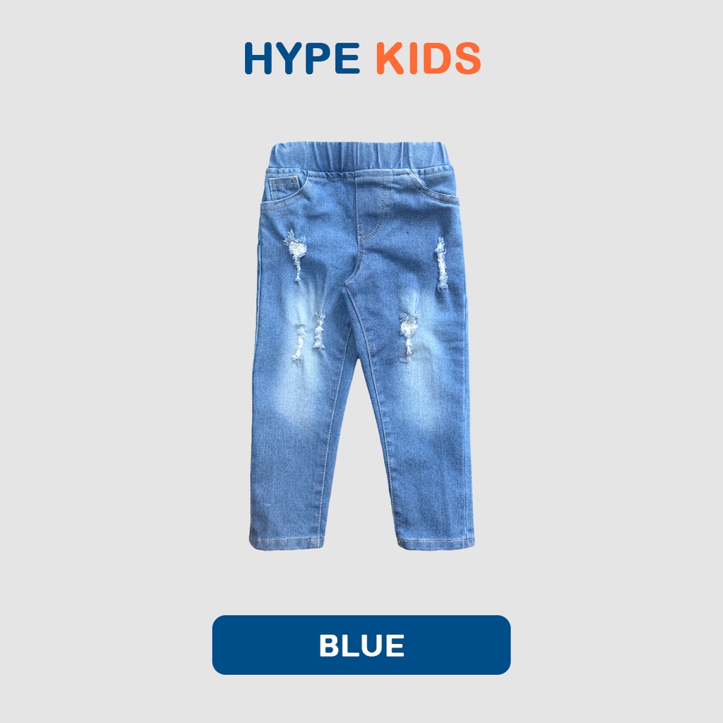 Hypekids Ripped Skinny Pants - Celana Panjang Ripped Jeans Anak Usia 1 - 7 Tahun Unisex