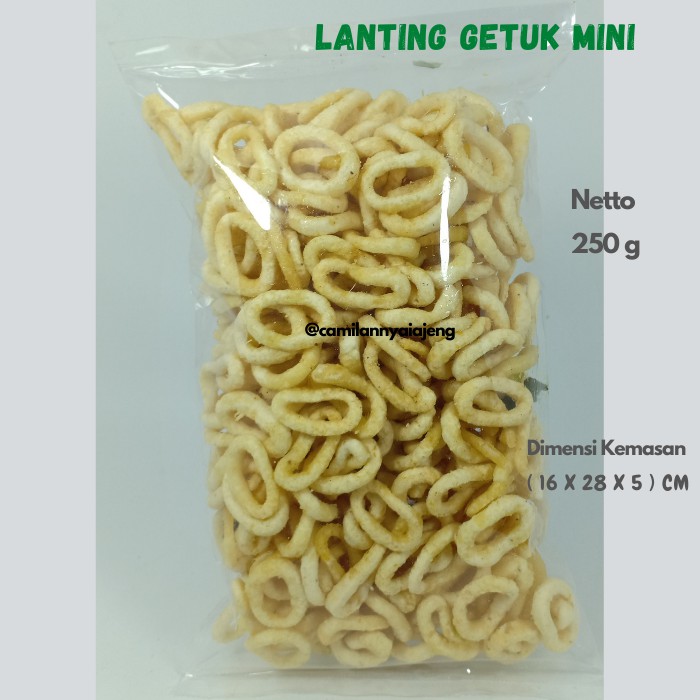 

Lanting Singkong Getuk Gurih Asin Adipala Asli Camilan Tradisional