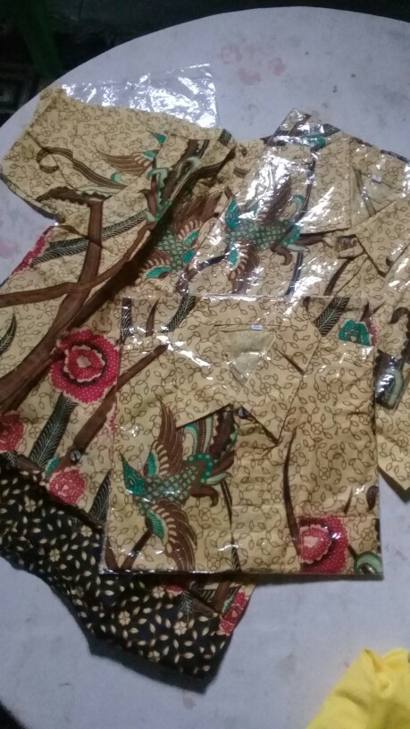 Batik Couple Keluarga Maura Sania Ruffle Ndoro Jowi Motif Ilalang Kuning Katun Premium Ori Bcp M-xxl