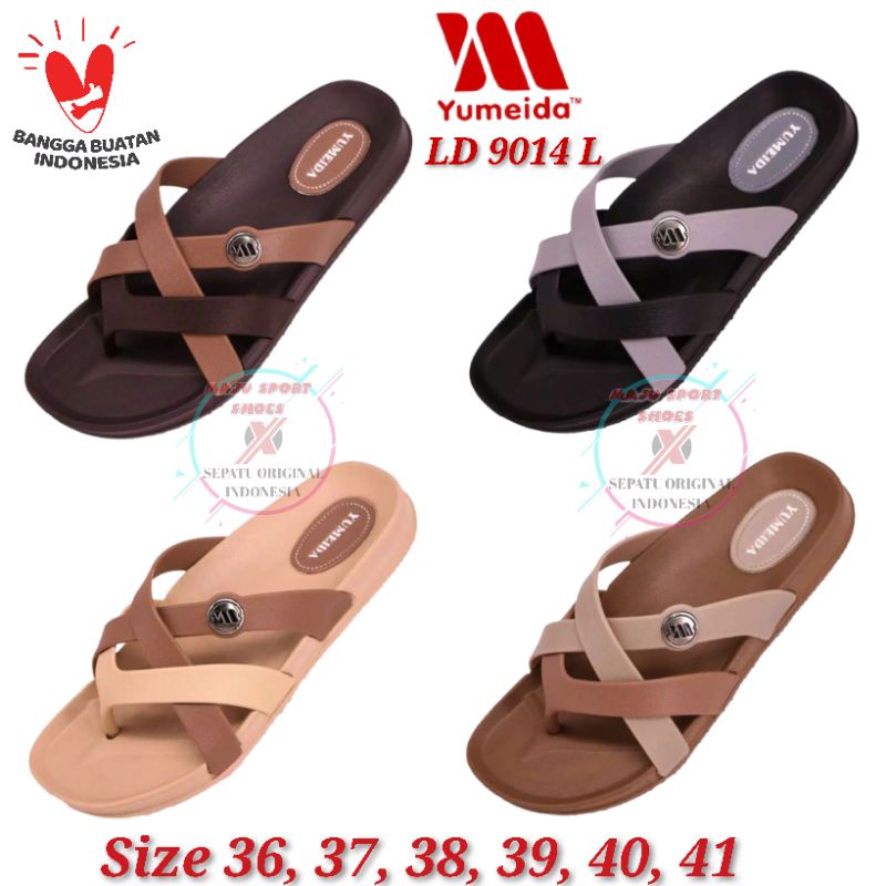 YUMEIDA LD 9041 L - SENDAL JEPIT WANITA / SENDAL KARET WANITA / SENDAL WANITA YUMEIDA