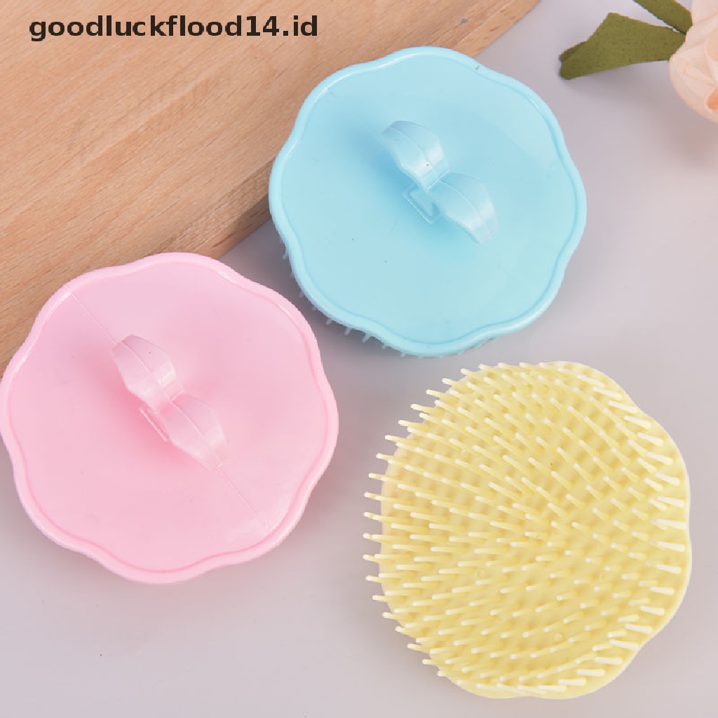 [OOID] Shampoo Brush Adult Scalp Brush Soft Glue Comb Long Hair Hair Scalp Head Massage ID