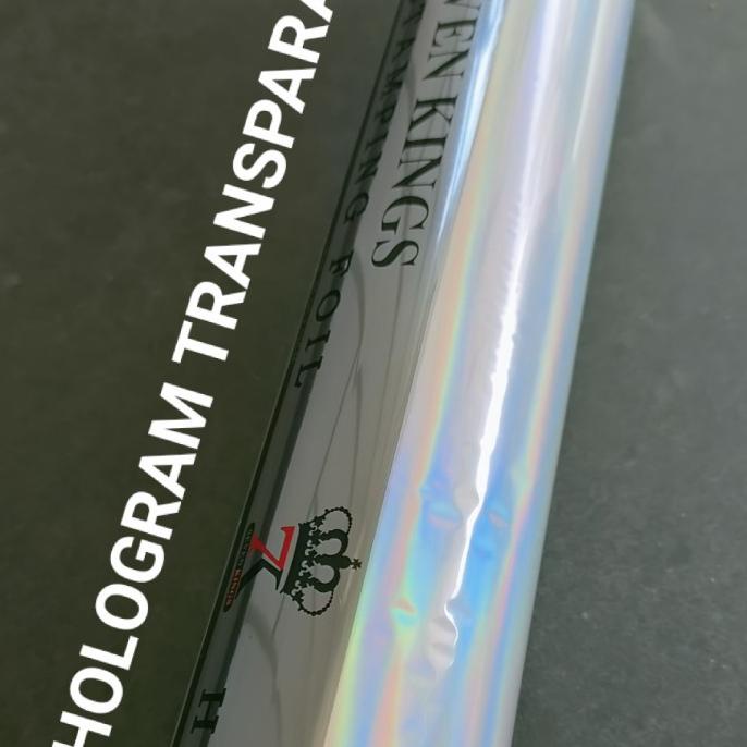 

hot stamping foil Hologram transparan transfer foil transparant --Termurah--