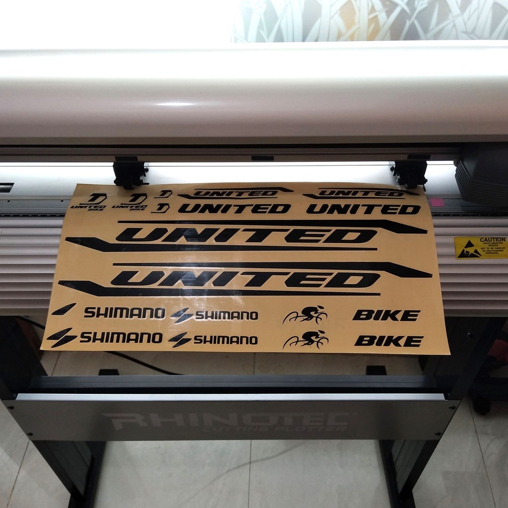 Cutting Stiker United Set Dewasa Variasi Sepeda Sticker Frame Aksesoris Body Style Lipat Keren Decal Striping Bike Road Fixie Mtb Balap Timbul Universal Murah Reflective Nyala Tahan Air Bodi Hologram Batang Gunung Anak Sepedah Kustom Modif