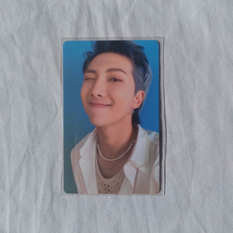 official photocard pc namjoon rm bts butter cream ver