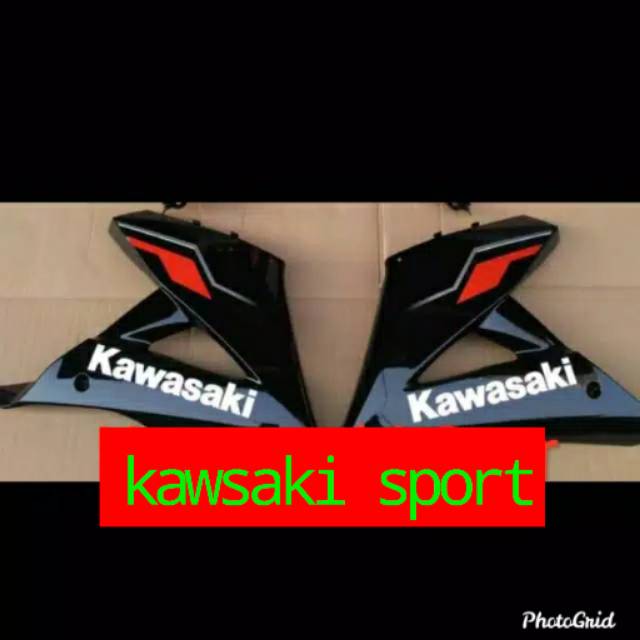 Fairing bawah ninja rr new orange 2015 original kawasaki