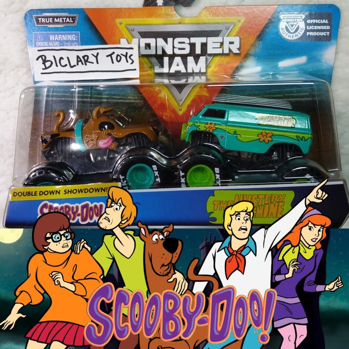 Monster Jam Trucks Truck Scooby Doo The Mystery Machine NOT Hot Wheels