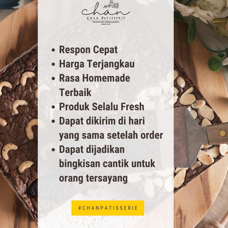 

Best Seller Brownies Fudgy Dark Chocolate Chan Patisserie ..