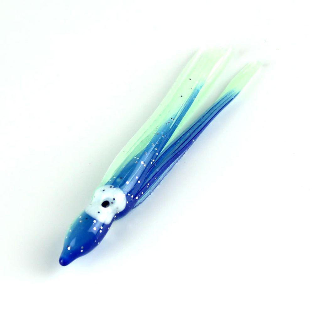 Lanfy Pancing Laut Soft Lures Fishing Tackle 5cm Luminous Threads Rok Glow Soft Squid Skirt