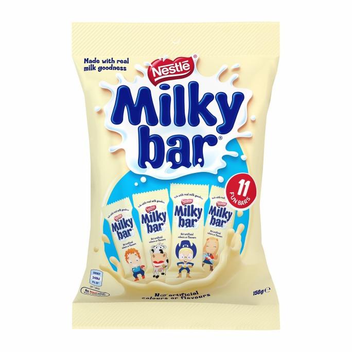 

NESTLE Milky Bar White Chocolate Isi 11 Pcs