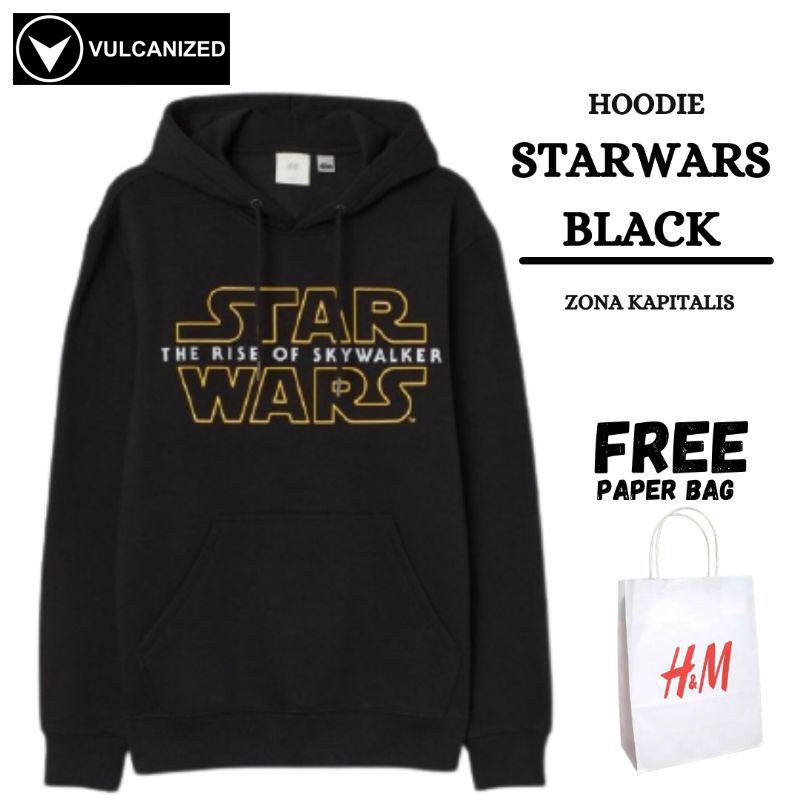 HOODIE H&amp;M STARWARS THE RISE OF SKYWALKER BLACK