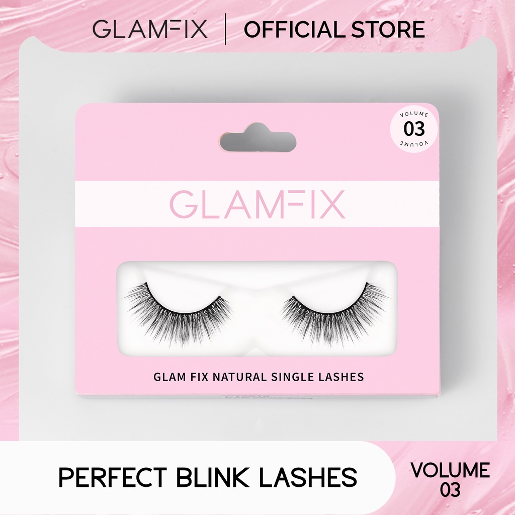 GLAMFIX Perfect Blink Lashes Bulu Mata Volume _ Bulu Mata Palsu | GLAM FIX Alat Kecantikan Makeup by YOU ORIGINAL