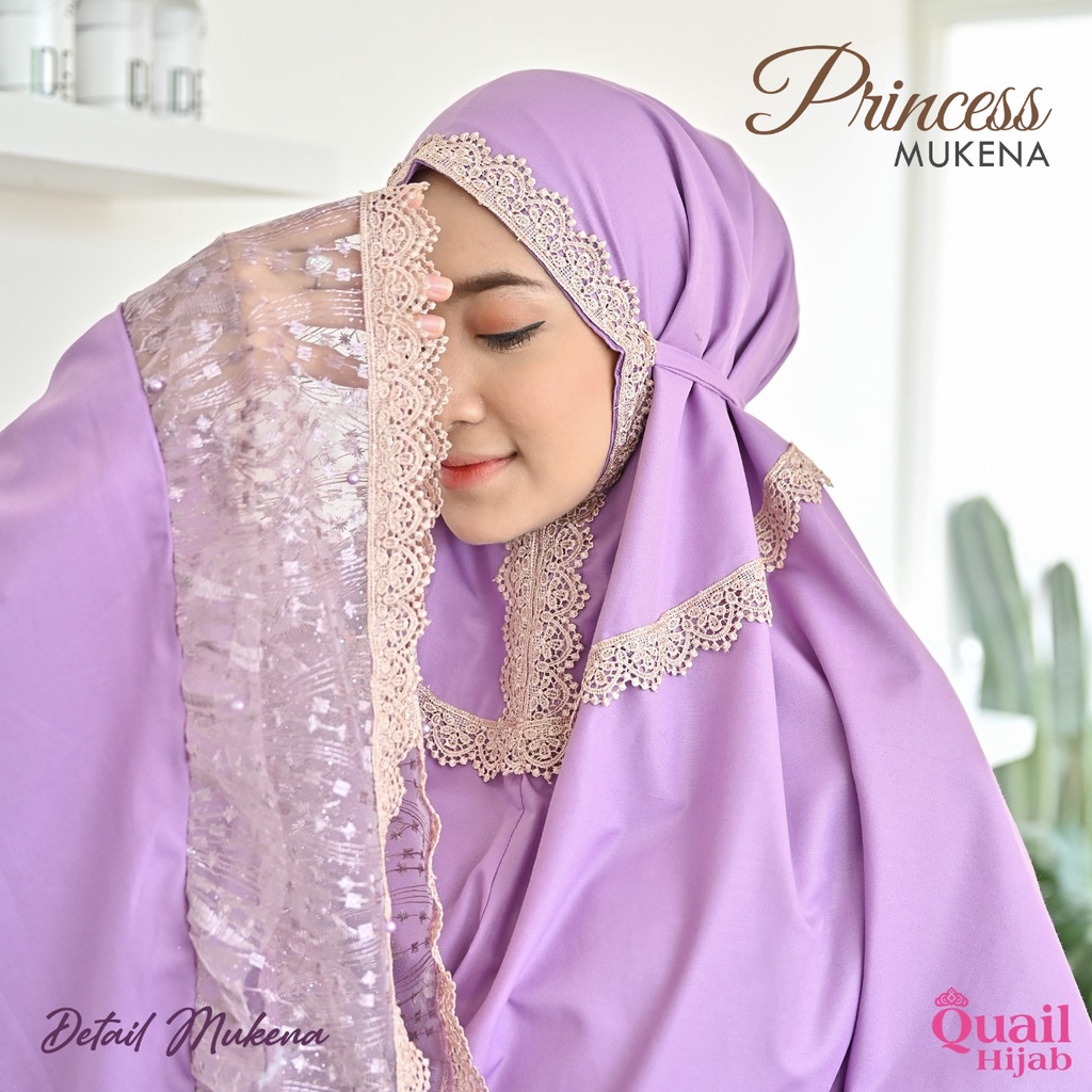RESTOKK ~ MUKENA PRINCESS~ Mukena Dewasa Quail Hijab