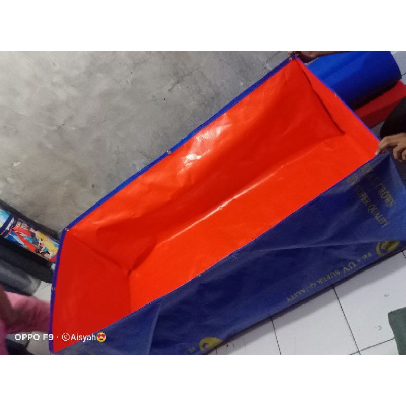 TERPAL KOLAM IKAN KOTAK TYPE A12 KOREA ORGINAL 150x70x65