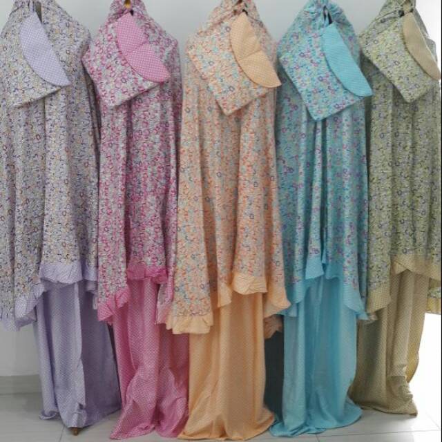 Mukena bahan santung