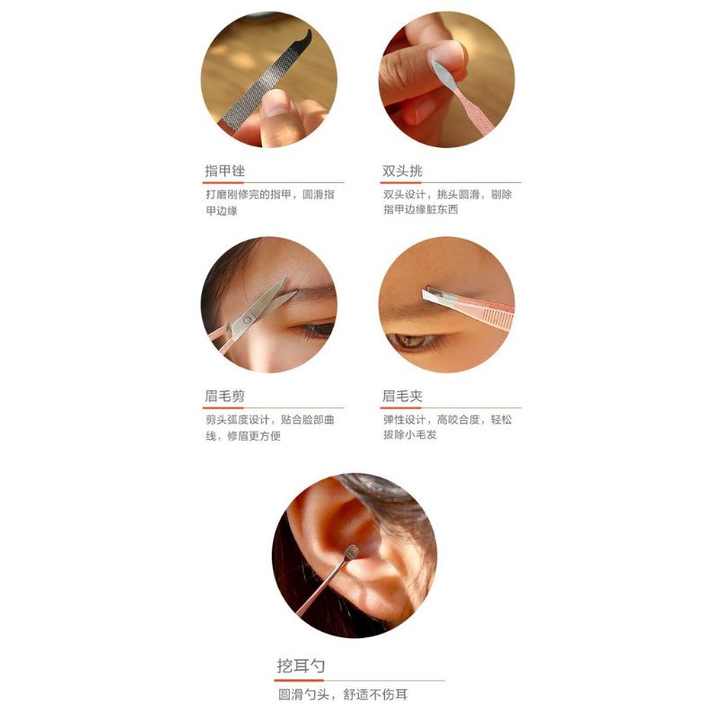 Menicure Pedicure set - Alat Gunting Kuku Dompet