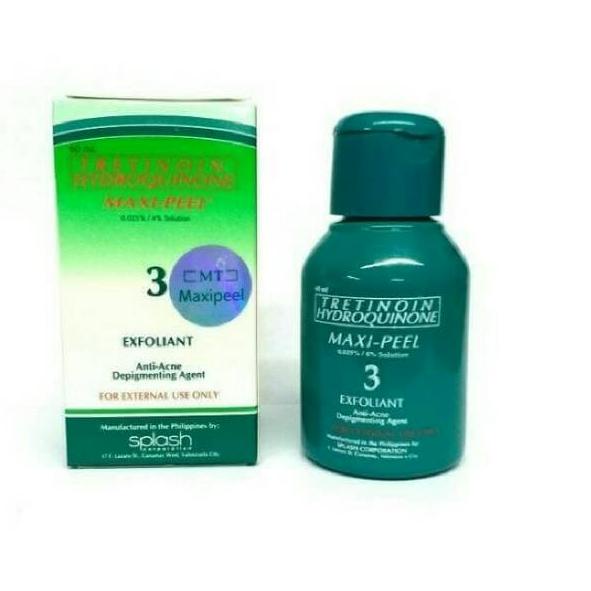 (PROMO 90P73) MAXI PEEL ORI HOLO CT / TONER MAXIPEEL / TRETINOIN HYDROQUINONE 3 ANTI ACNE ORIGINAL ✽
