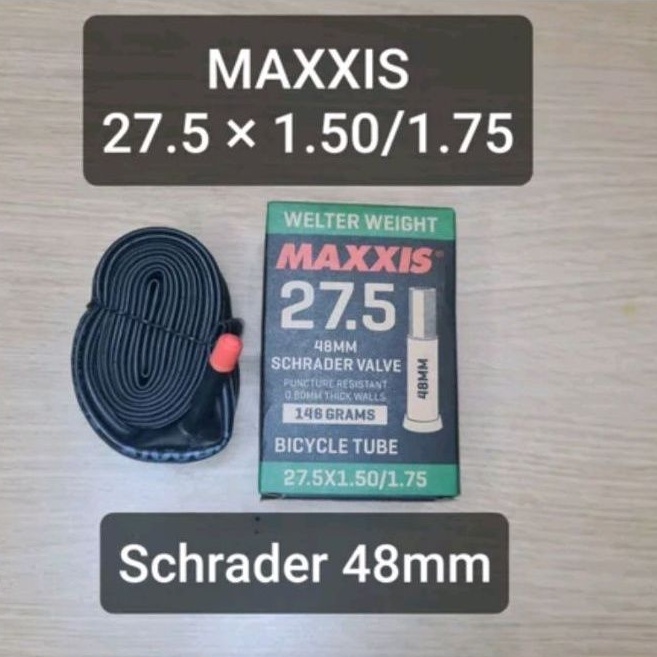 Ban Dalam Tube Maxxis 27.5 x 1.50-1.75 Schrader Valve 48mm ban dalam sepeda ukuran 27.5