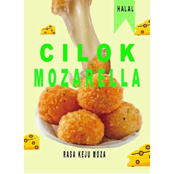 

Cilok isi keju mozzarella