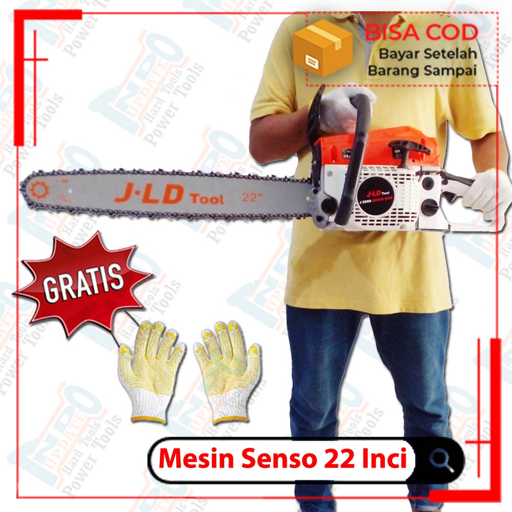 Jual Mesin Chainsaw Gergaji Kayu Hujia Tool Mesin Gergaji Pohon Chainsaw Bensin Inci Kayu