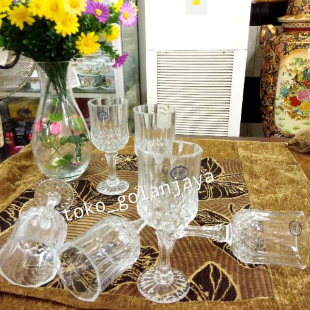 Set 6 Pcs Gelas Wine atau Gelas Sirup Formia