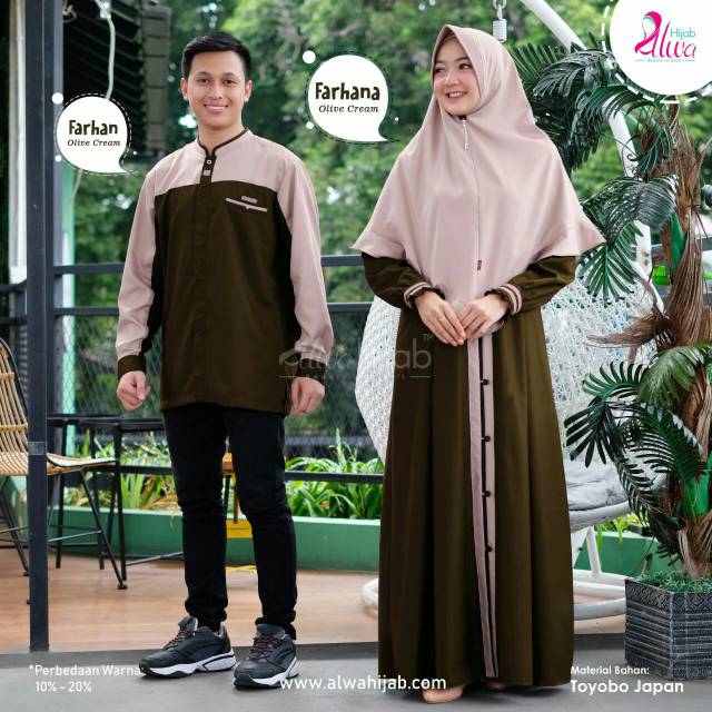 Couple Farhan Farhana ORI by Alwa hijab- Stok terbatas
