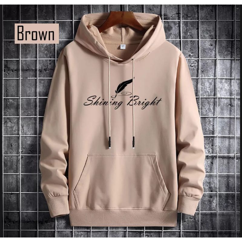 Jaket Hoodie Shining Bright Simple | Sweater Bandung Pria &amp; Wanita