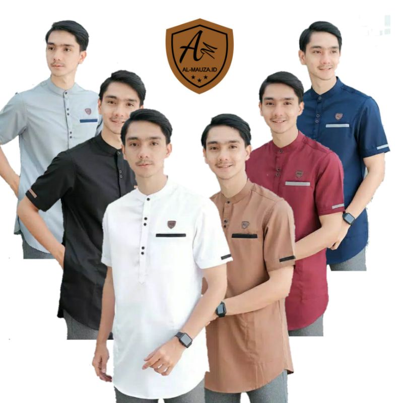 BAJU KOKO KURTA DEWASA/LENGAN PENDEK/KOKO PAKISTAN ADEM SERAP KERINGAT Bisa cod