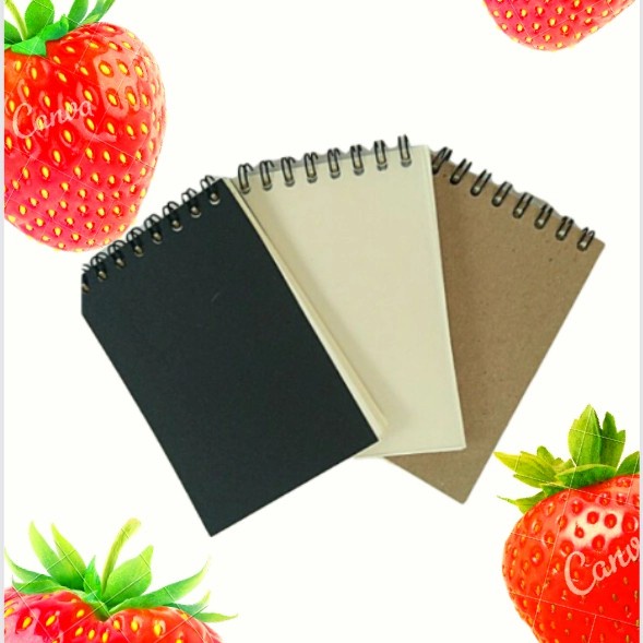 

Notebook mini cover aestethic ukuran A7