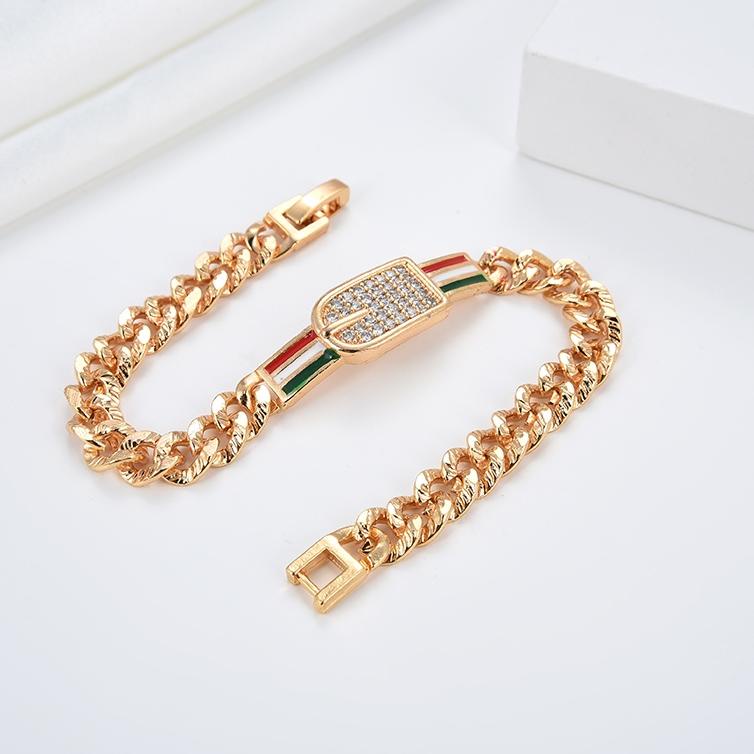 HYL JEWELRY gelang titanium wanita anti karat murah emas muda korea selamanya rantai pria original c