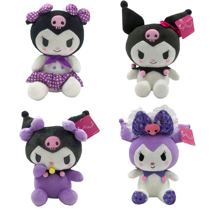 Kuromi Kartun Mainan Mewah 20cm Boneka Boneka Imut Lembut Kawaii Hadiah Gadis Anak