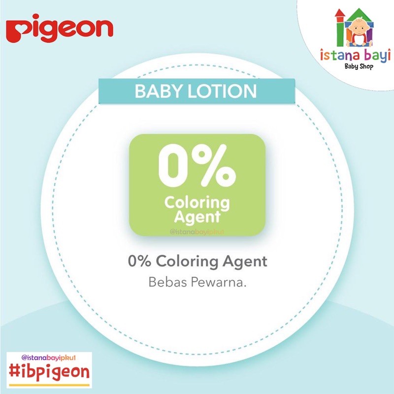 PIGEON Baby Lotion 100 ml  - Paraben Free / Lotion Bayi