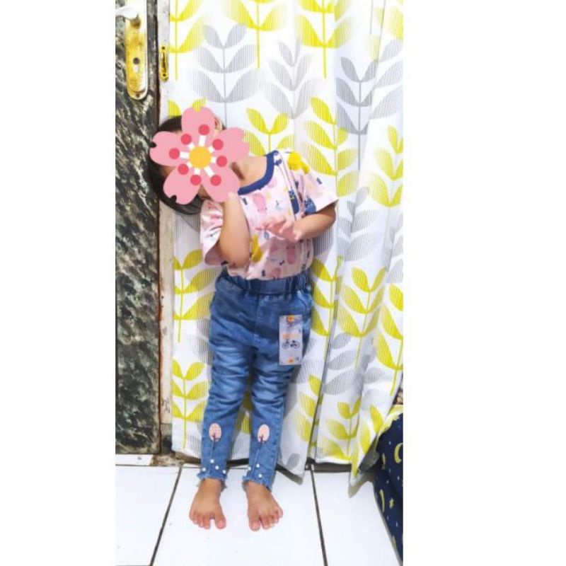 [1-6t] CELANA JEANS ANAK PEREMPUAN KAIJILI CHERRYBOMB IMPORT PREMIUM 1-6 TAHUN TEBAL ELASTIS CUTBRAY / CELANA JEANS PANJANG ANAK CEWEK CUTBRAY IMPORT - ZHAFIRA KIDS STORE