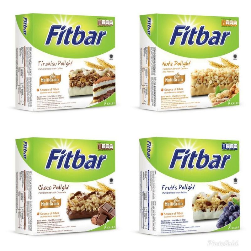 

Fitbar Multi Grain snack Box isi 5pcs l Snack diet l Snack sehat tinggi serat