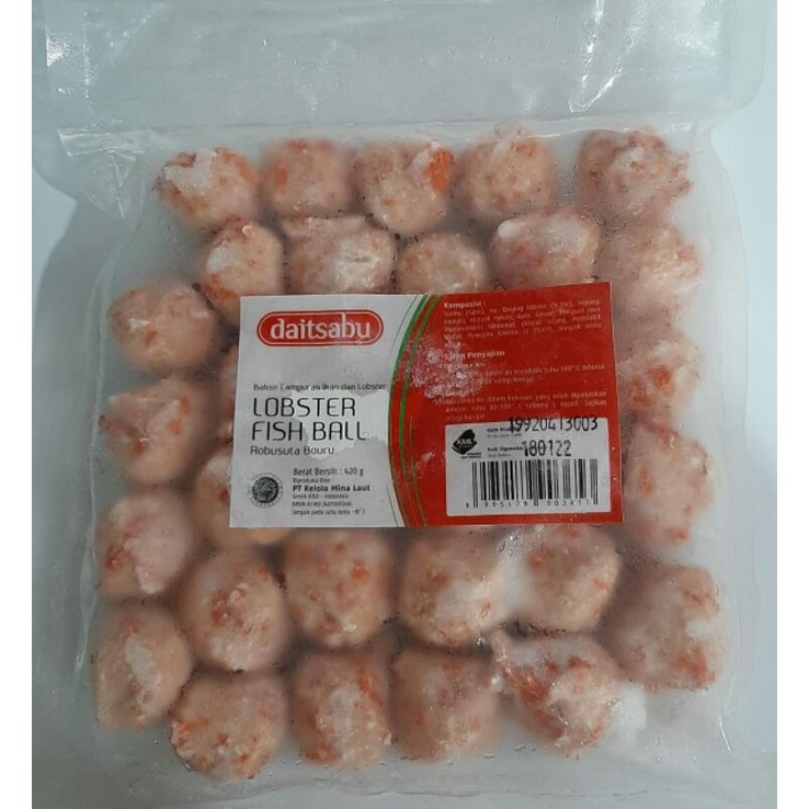 

Promo !! DAITSABU Lobster Fish Ball 420 gr
