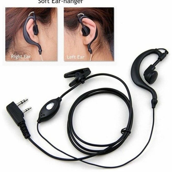 HEADSET HT WALKIE TALKIE HANDSFREE HT EARPHONE BAOFENG BERLIN WEIERWEi