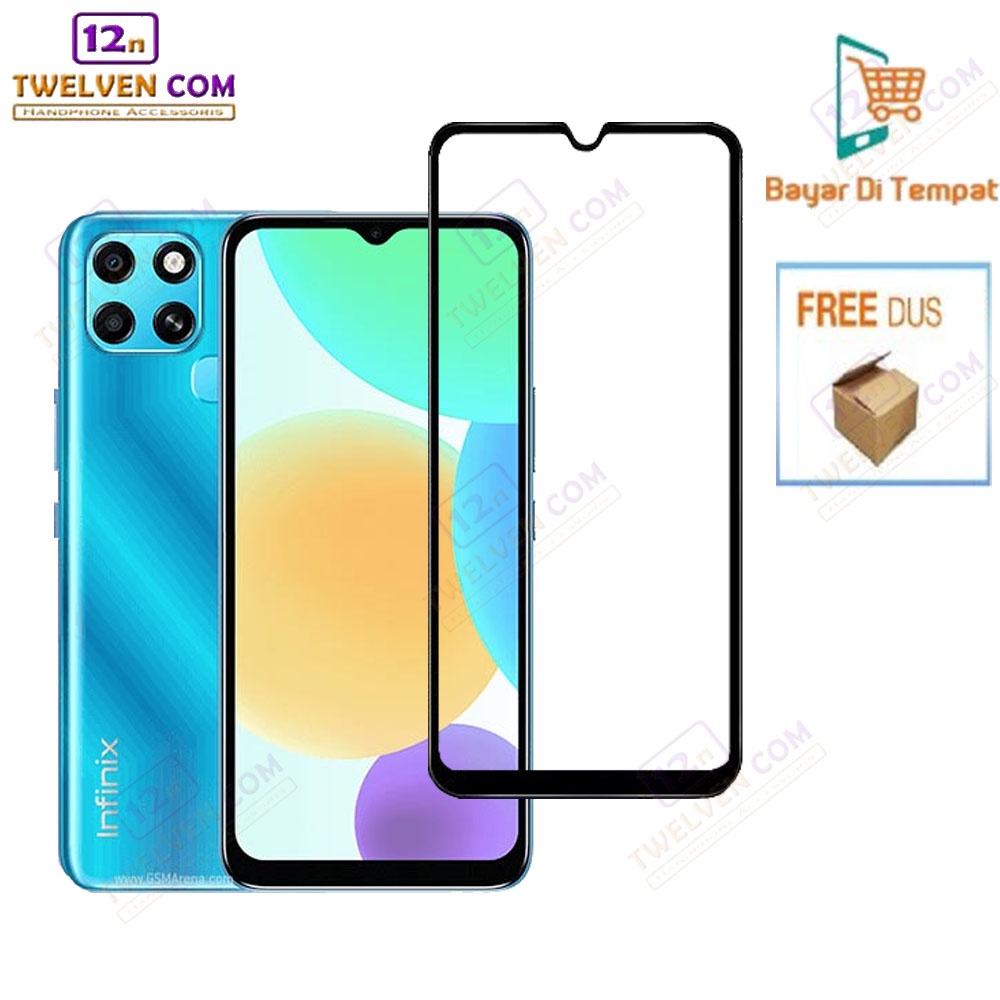 zenBlade 5D Full Cover Tempered Glass Infinix Smart 6 - Hitam