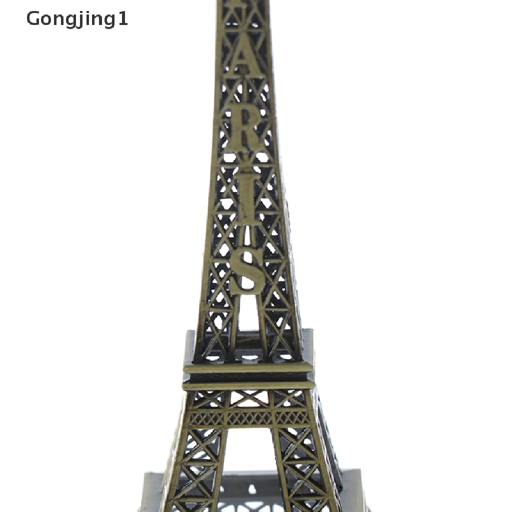 Gongjing1 Miniatur Menara Eiffel Paris Bahan Alloy Untuk Souvenir