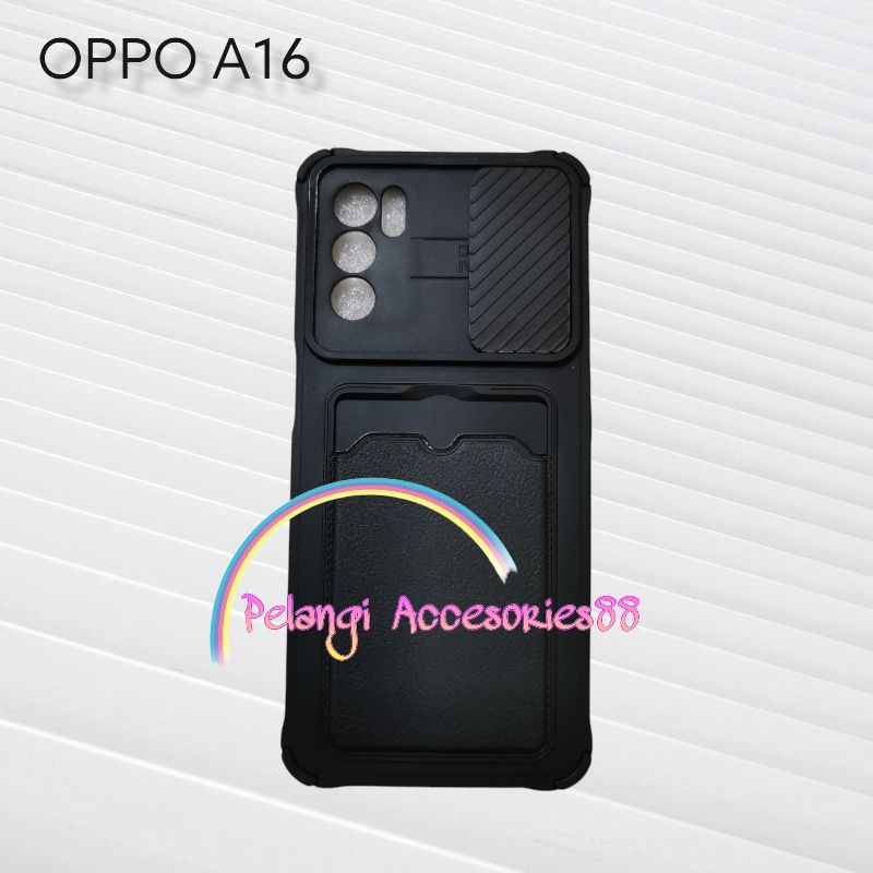 CASE OPPO A16 CASE SOFTCASE SLEDING WARNA WARNI